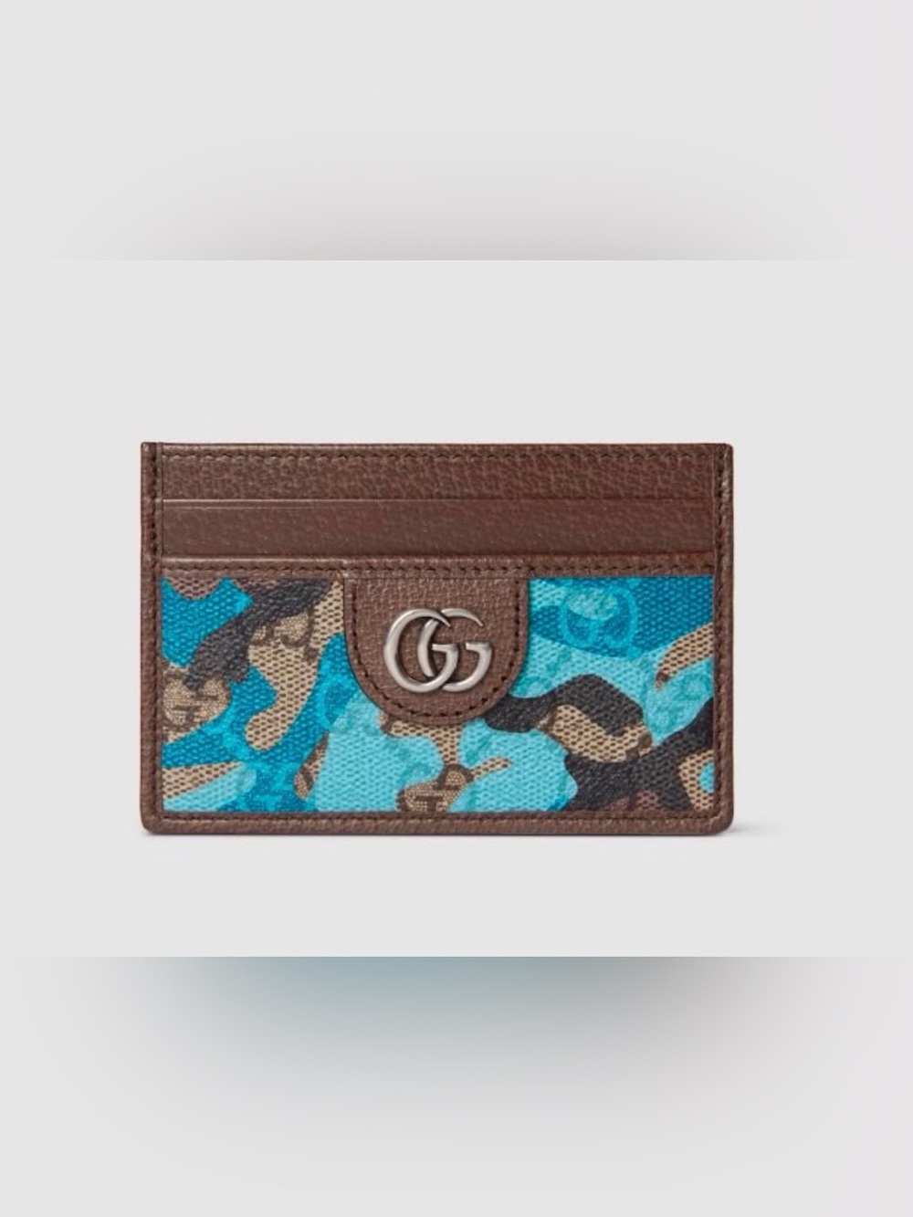 Gucci GG x camouflage card holder